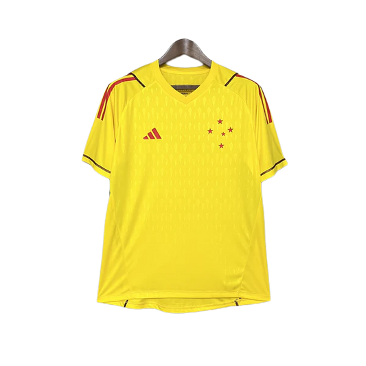 Camiseta Cruzeiro 24/25 Portero - Amarillo - Versión Aficionado