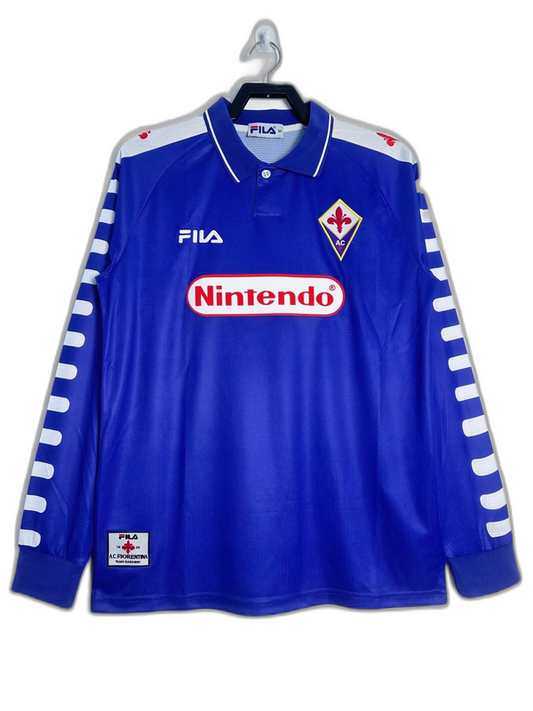 Camiseta Fiorentina 98/99 I Casa - Manga Larga Versión Retro