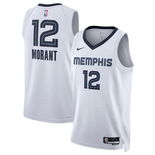 Camiseta NBA Ja Morant - Memphis Grizzlies - 2023 - Edición Asociación - Blanco