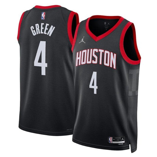 Camiseta NBA Jalen Verde - Houston Rockets - 2023 Edición de Impacto Oro - Negro