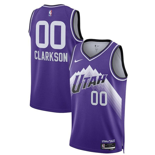 Camiseta NBA Jordan Clarkson - Utah Jazz - 23/24 - Morado - Edición Ciudad