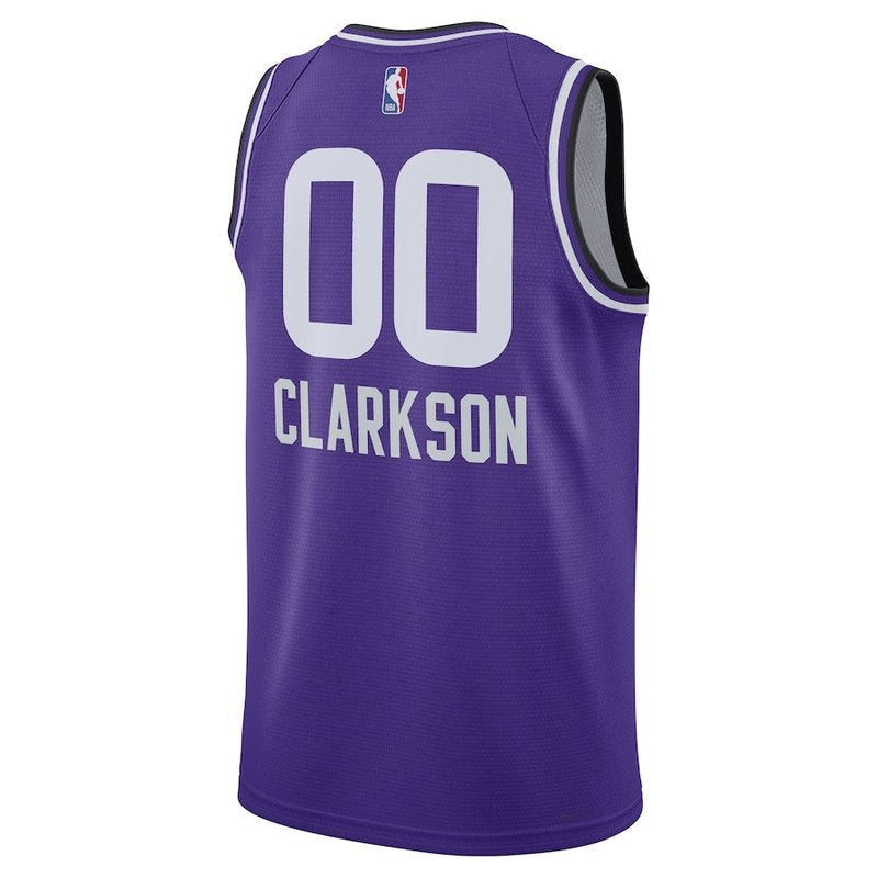 Camiseta NBA Jordan Clarkson - Utah Jazz - 23/24 - Morado - Edición Ciudad