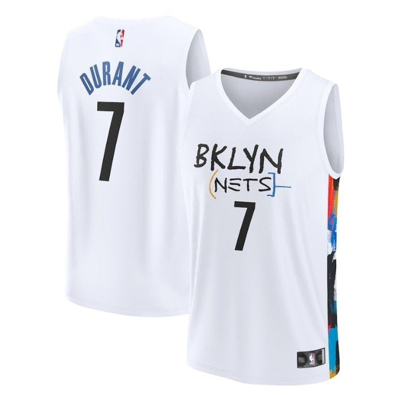 Camiseta NBA Kevin Durant - Brooklyn Nets - 2023 Fastbreak - Edición Ciudad - Blanco