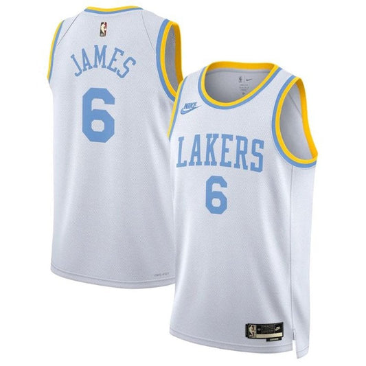 Camiseta NBA LeBron James - Los Angeles Lakers - 2023 Blanco - Versión Clásica