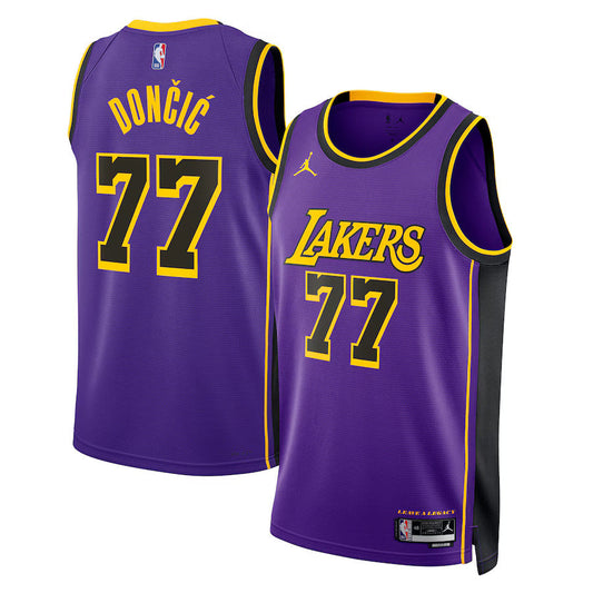 Camiseta NBA Luka Dončić - Los Angeles Lakers - Edición de Impacto 2024 - Morado - Unisex
