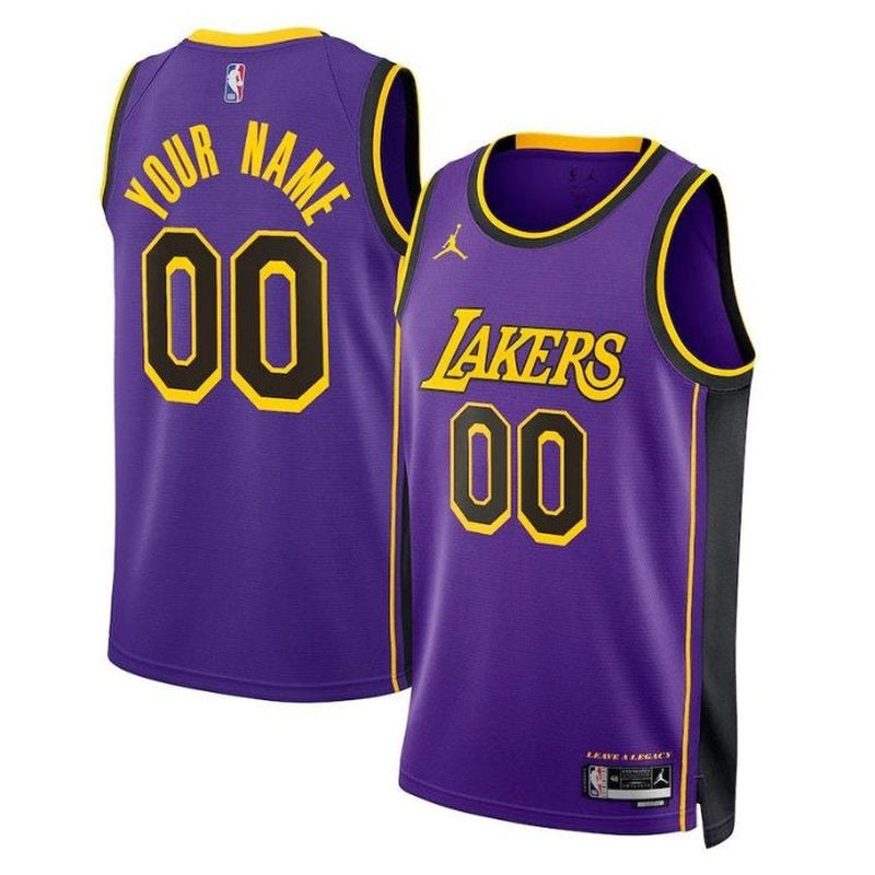 Camiseta NBA - Los Angeles Lakers - 2023 - Edición de Impacto - Morado
