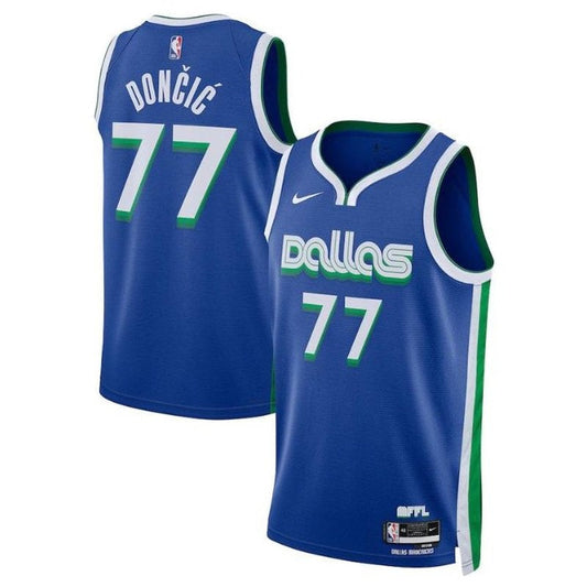 Camiseta NBA Luka Dončić - Dallas Mavericks - 2023 - Edición Ciudad - Azul