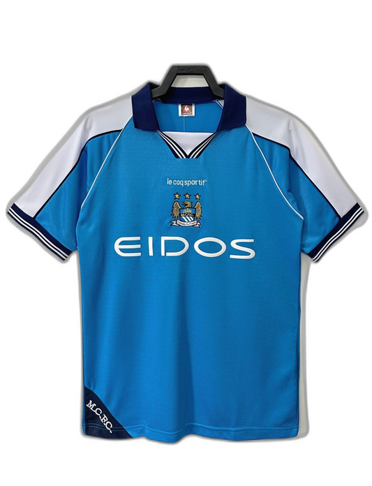 Camiseta Manchester City 99/01 I Casa - Versión Retro