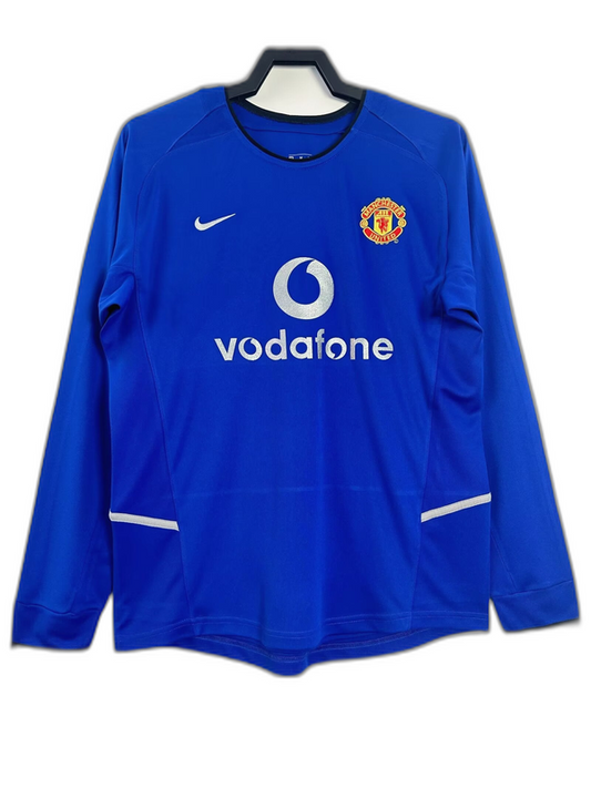 Camiseta Manchester United 02/03 III Tercera - Manga Larga Versión Retro