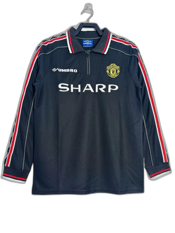 Camiseta Manchester United 1998 Portero Negro - Versión Retro