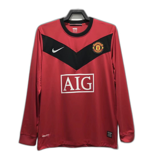 Camiseta Manchester United 2010 I Casa - Manga Larga Versión Retro
