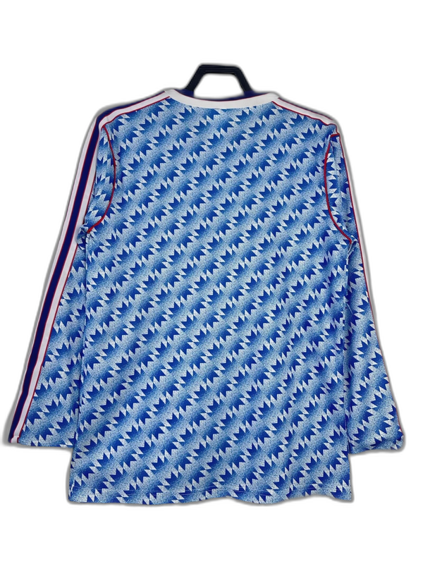 Camiseta Manchester United 90/92 II Visitante - Manga Larga Versión Retro