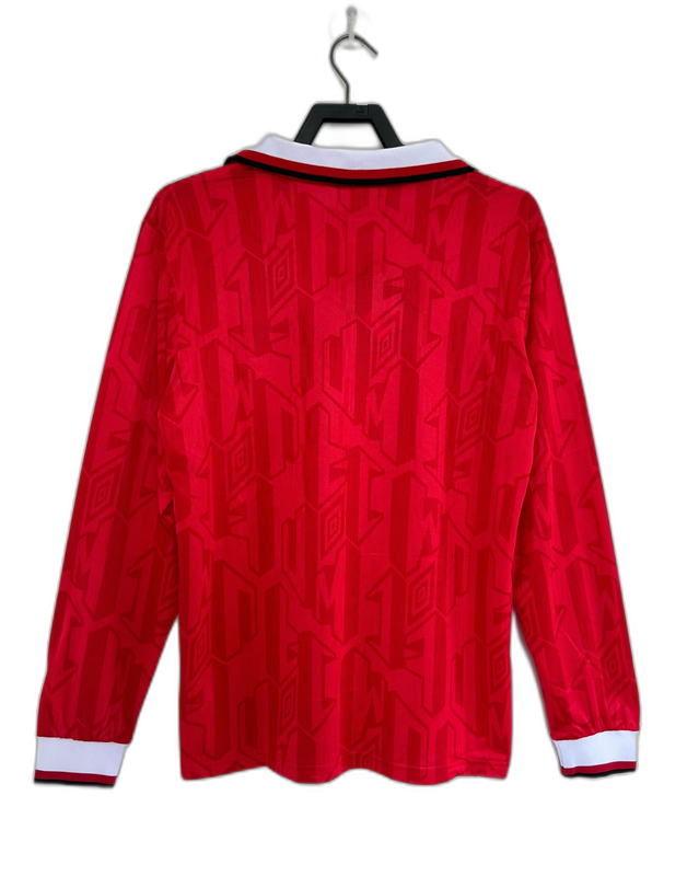 Camiseta Manchester United 92/94 I Casa - Manga Larga Versión Retro