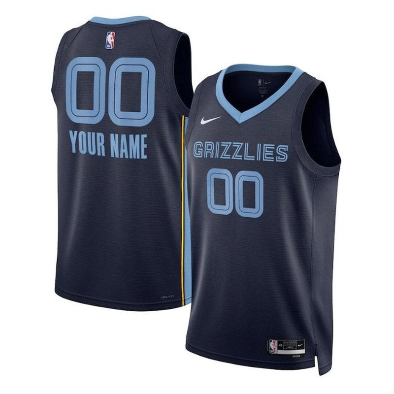Camiseta NBA - Memphis Grizzlies - 2023 Azul Marino - Edición Ícono