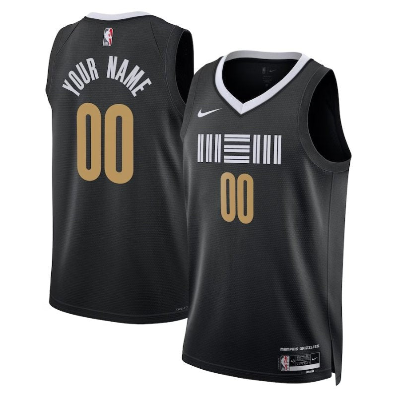Camiseta NBA - Memphis Grizzlies - 23/24 - Negro - Edición Ciudad