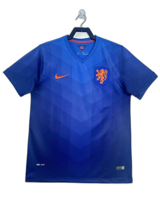 Camiseta Países Bajos 2014 II Visitante - Versión Retro