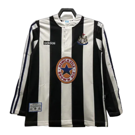 Camiseta Newcastle United 95/97 I Casa - Manga Larga Versión Retro
