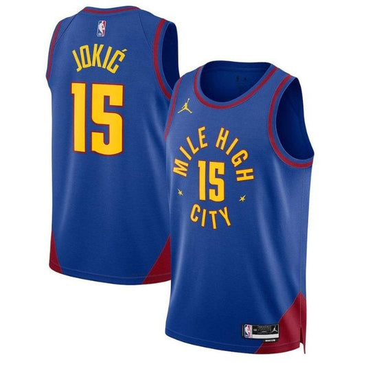 Camiseta NBA Nikola Jokic - Denver Nuggets - 2023 Edición de Impacto - Azul