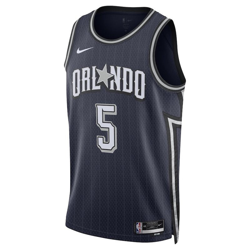 Camiseta NBA Paolo Banchero - Orlando Magic - 23/24 - Azul Marino - Edición Ciudad