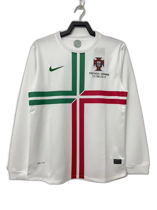 Camiseta Portugal 2012 II Visitante - Manga Larga Versión Retro