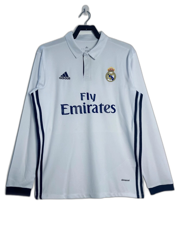 Camiseta Real Madrid 16/17 I Casa - Manga Larga Versión Retro