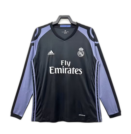 Camiseta Real Madrid 16/17 III Tercera - Manga Larga Versión Retro