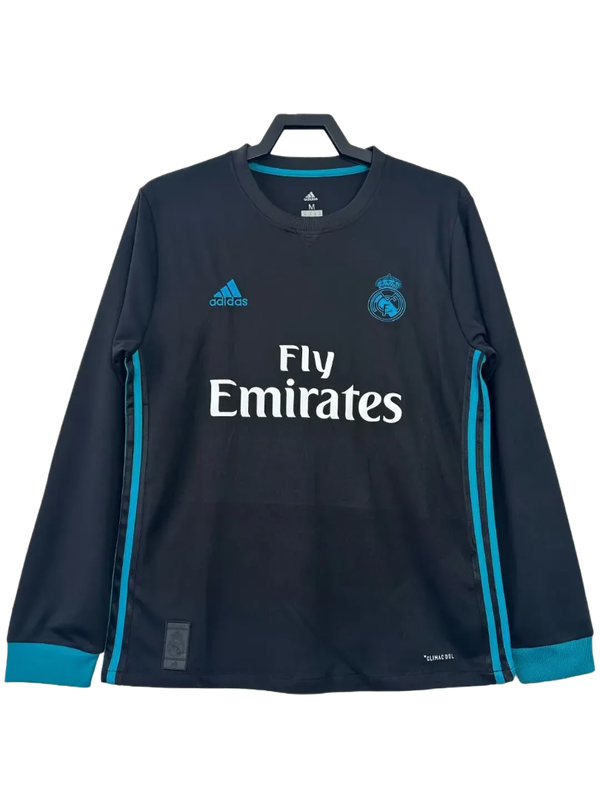 Camiseta Real Madrid 17/18 II Visitante - Manga Larga Versión Retro