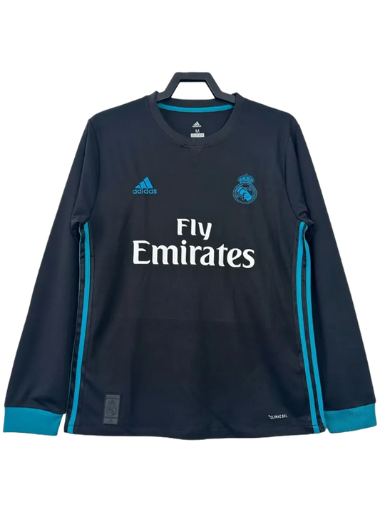 Camiseta Real Madrid 17/18 II Visitante - Manga Larga Versión Retro
