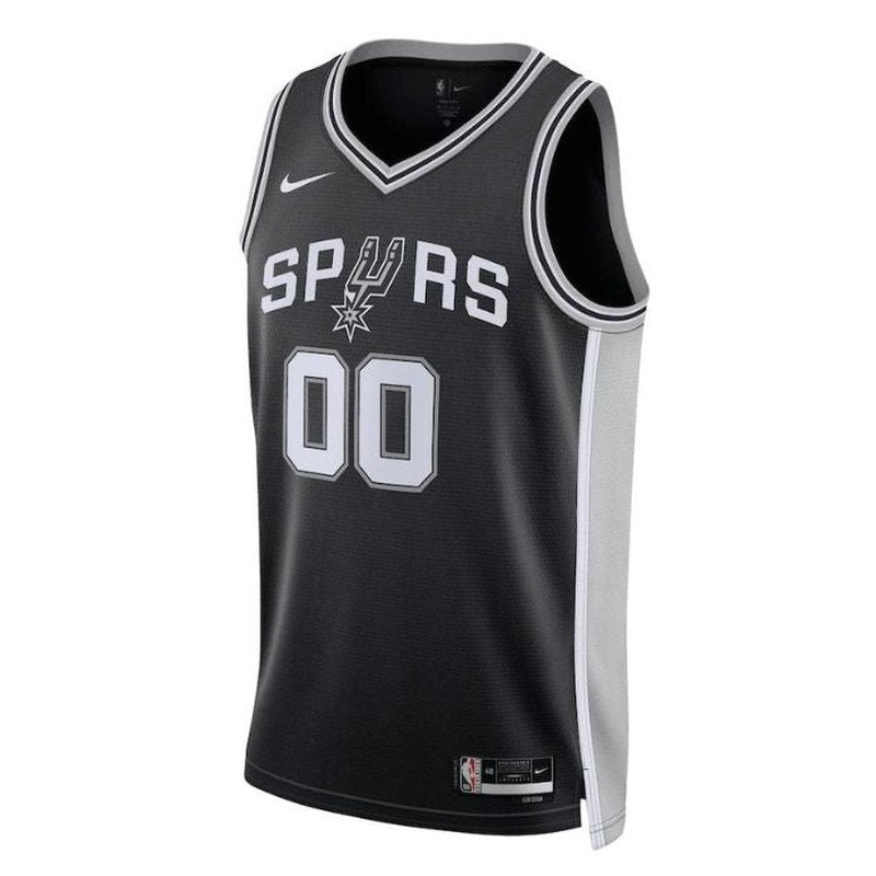 Camiseta NBA - San Antonio Spurs - 2023 Negro - Edición Ícono