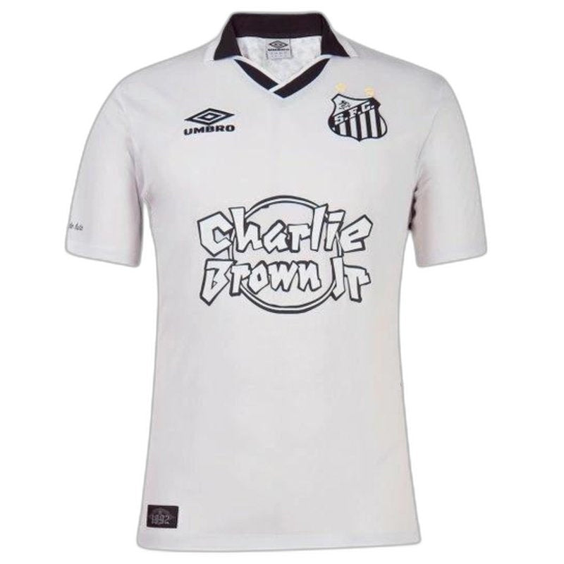 Camiseta Santos Charlie Brown JR Blanco - Versión Aficionado