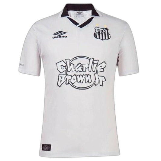 Camiseta Santos Charlie Brown JR Blanco - Versión Aficionado