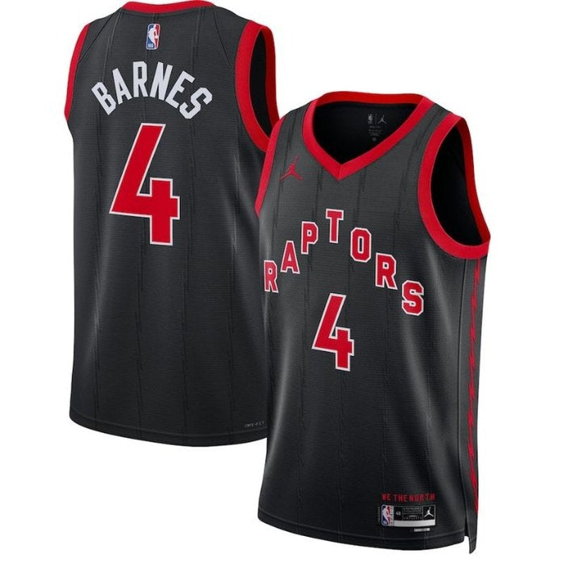 Camiseta NBA Scottie Barnes - Toronto Raptors - 2023 - Edición de Impacto - Negro