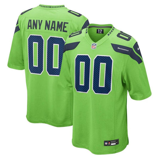 Camiseta NFL Seattle Seahawks - Versión Alternativa de Juego - Verde Neon