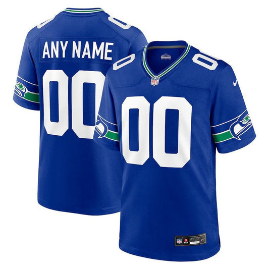 Camiseta NFL Seattle Seahawks - Retro Versión Clásica - Edición Personalizada