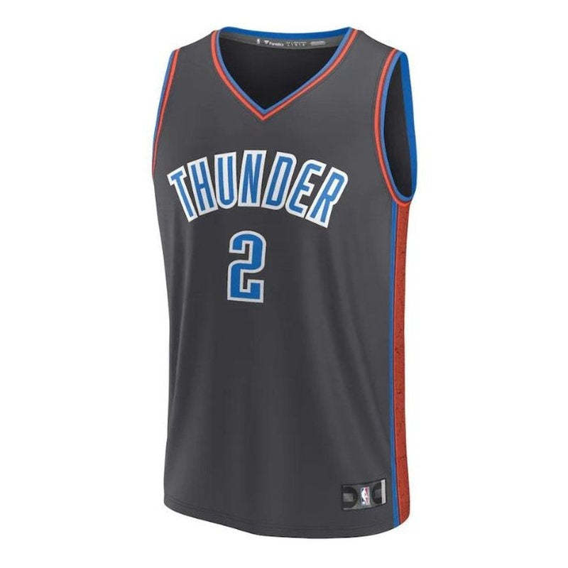 Camiseta NBA Shai Gilgeous-Alexander - Oklahoma City Thunder - 2023 Fastbreak - Edición Ciudad - Anthracite