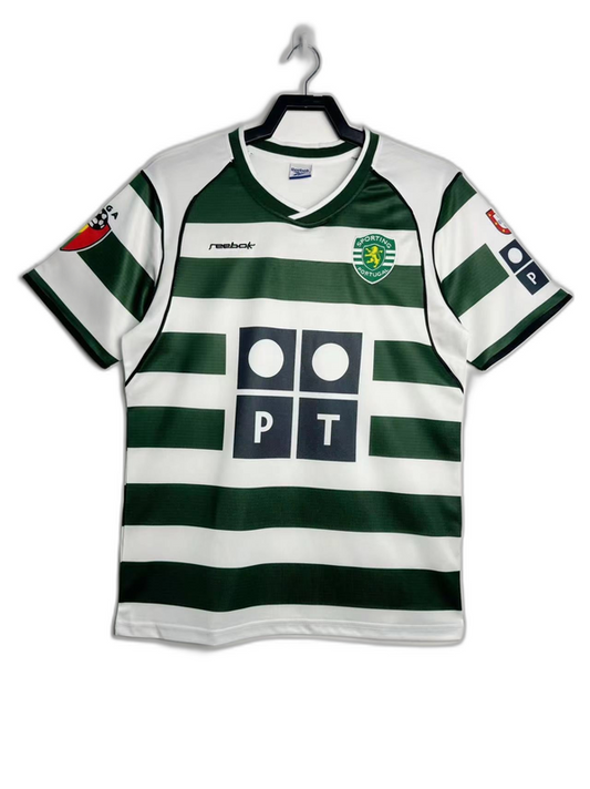 Camiseta Sporting Lisboa 01/03 I Casa - Versión Retro