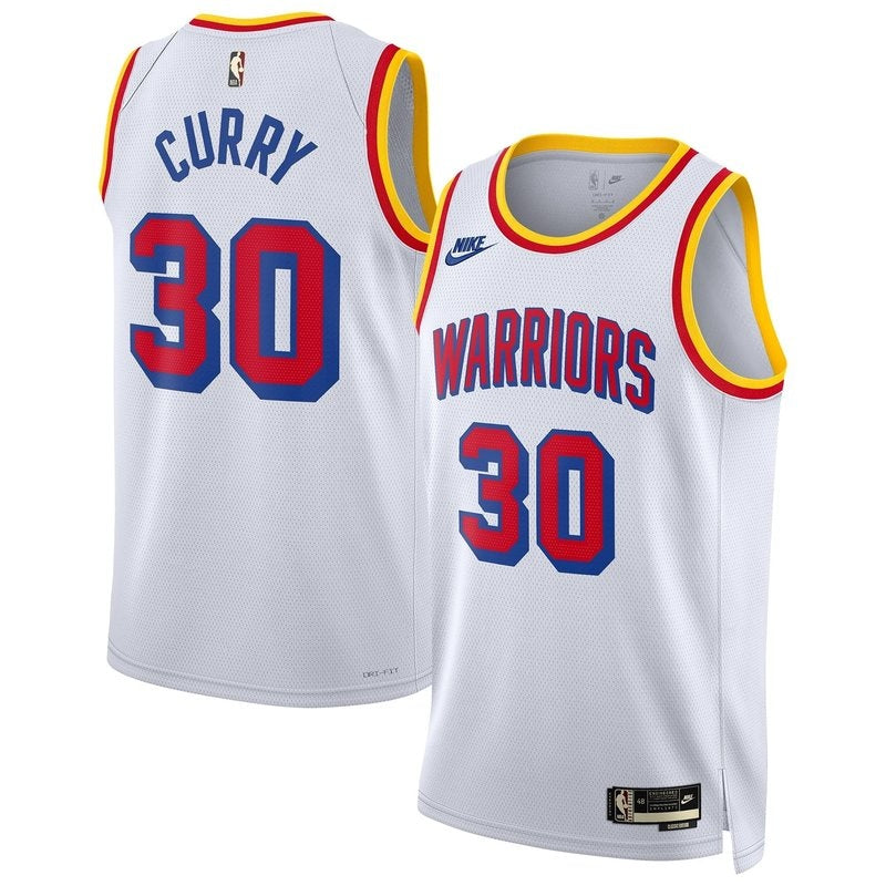 Camiseta NBA Stephen Curry - Golden State Warriors - 2024/25 - Blanco - Versión Clásica