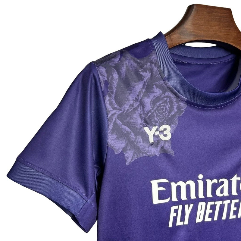 REAL MADRID Y-3 MORADA 24/25 CONJUNTO INFANTIL
