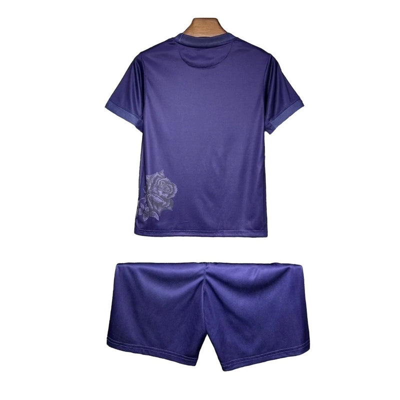 REAL MADRID Y-3 MORADA 24/25 CONJUNTO INFANTIL