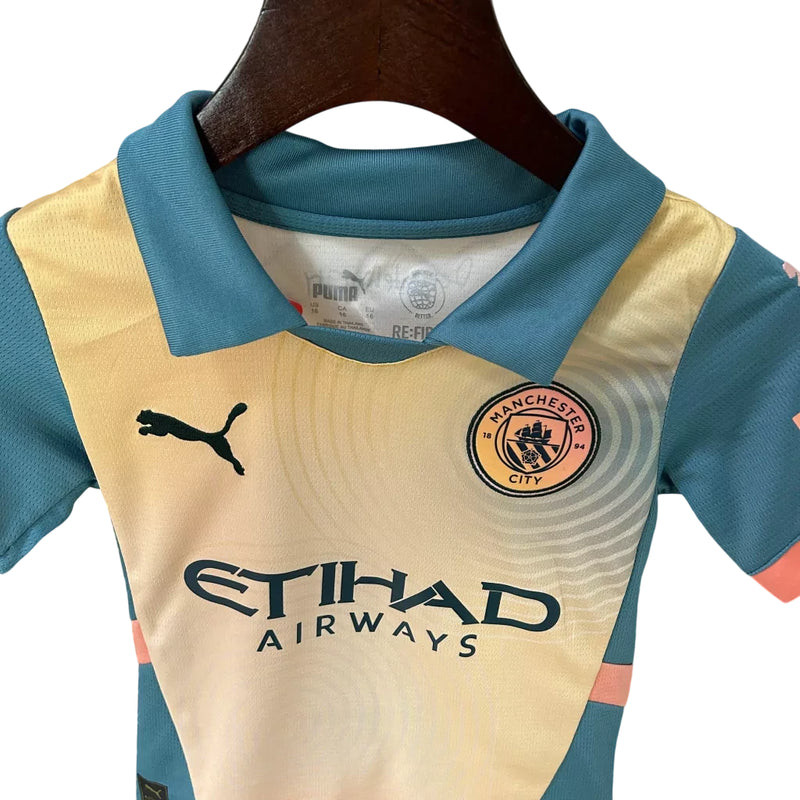 MANCHESTER CITY IV 24/25 CONJUNTO INFANTIL