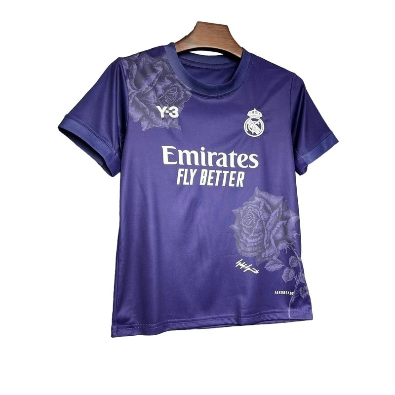 REAL MADRID Y-3 MORADA 24/25 CONJUNTO INFANTIL