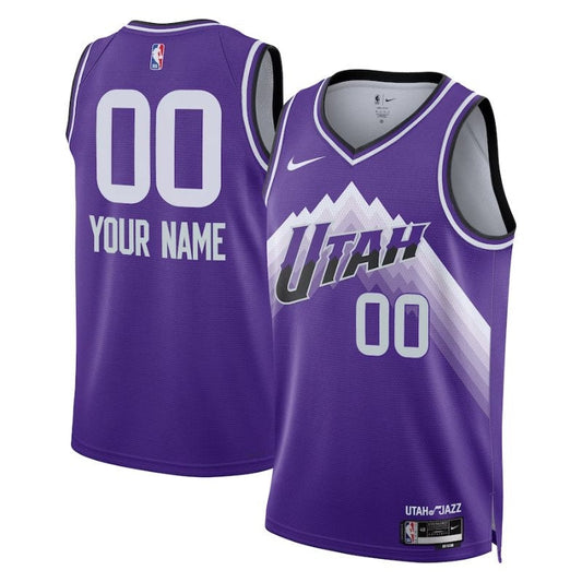 Camiseta NBA - Utah Jazz - Unisex23/24 - Morado - Edición Ciudad