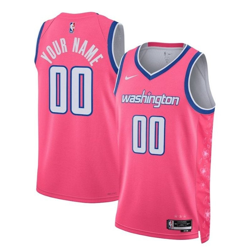 Camiseta NBA - Washington Wizards - 2023 - Edición Ciudad - Rosa